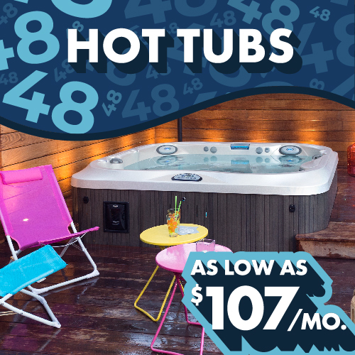 Anniversary Sale Hot Tub Graphic