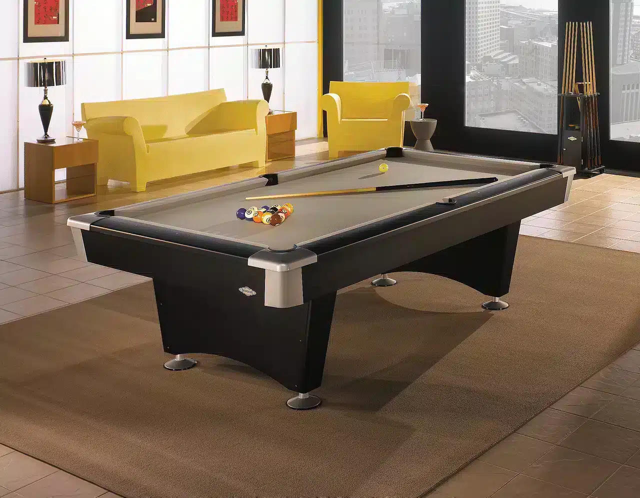 Black Wolf II Billiards Table Environment crop