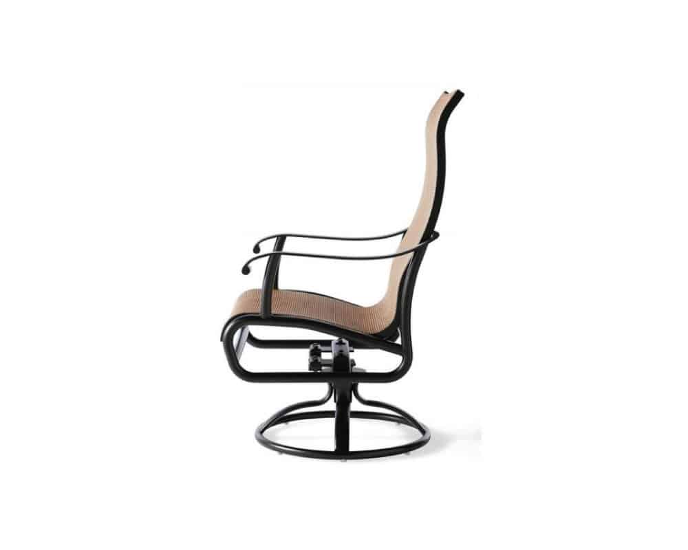 Scarsdale Sling Swivel Dining Chair