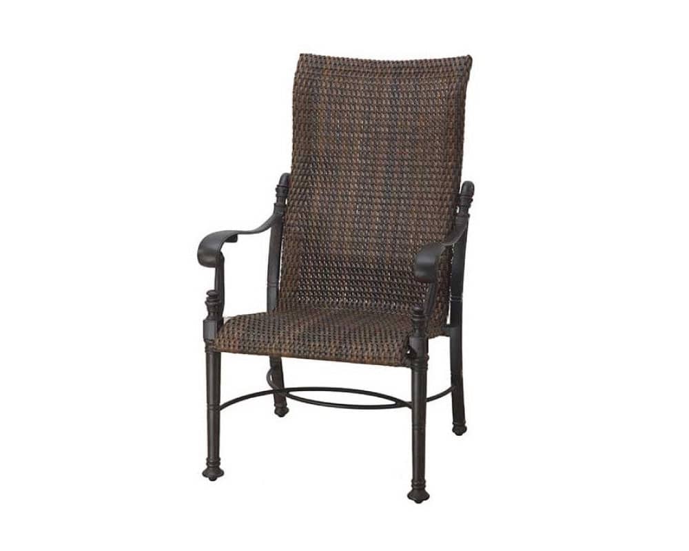 Florence High Back Woven Dining Chair