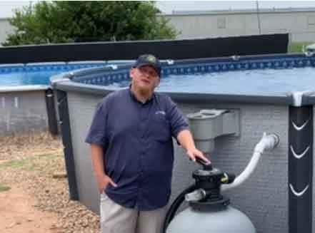 Cleaning a Waterway Sand Filter