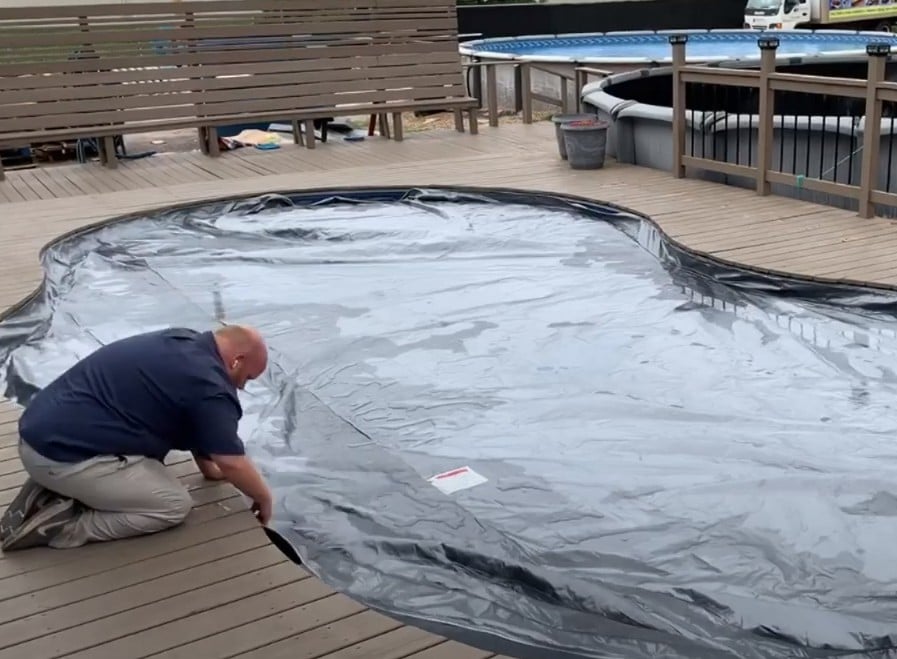 Installing a Stealth Beaded Pool Cover