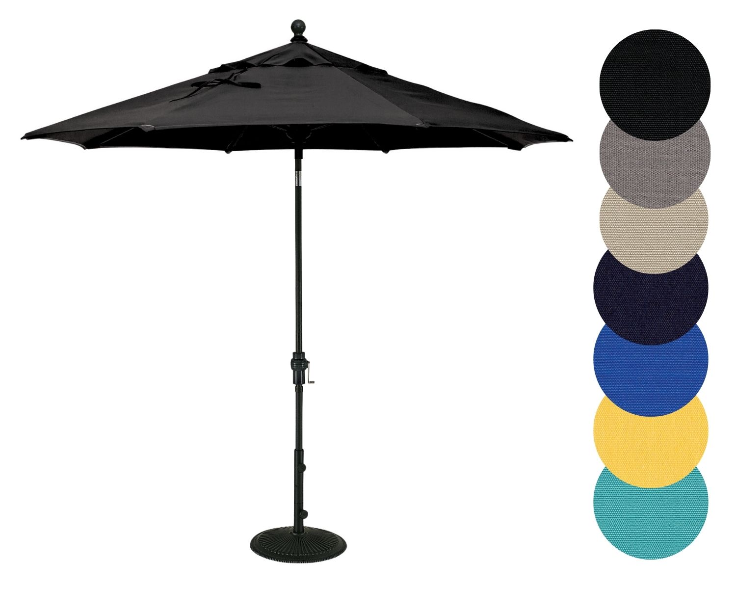 Auto-Tilt Market Patio Umbrella - 9'