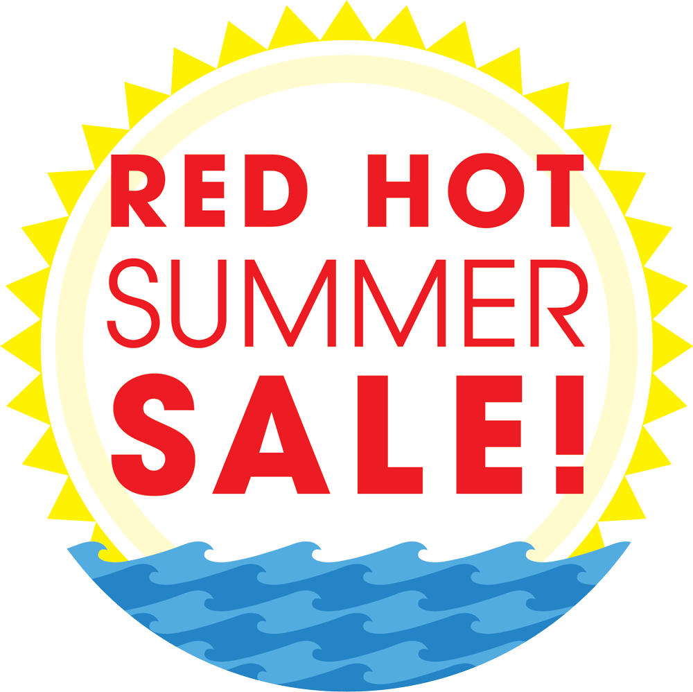 Red Hot Summer Sale Logo