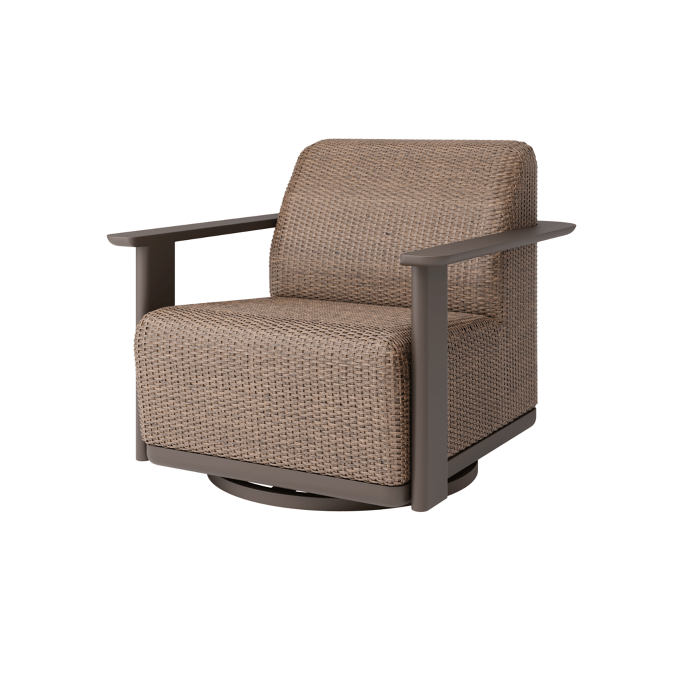 Corte Padded Club Swivel Glider